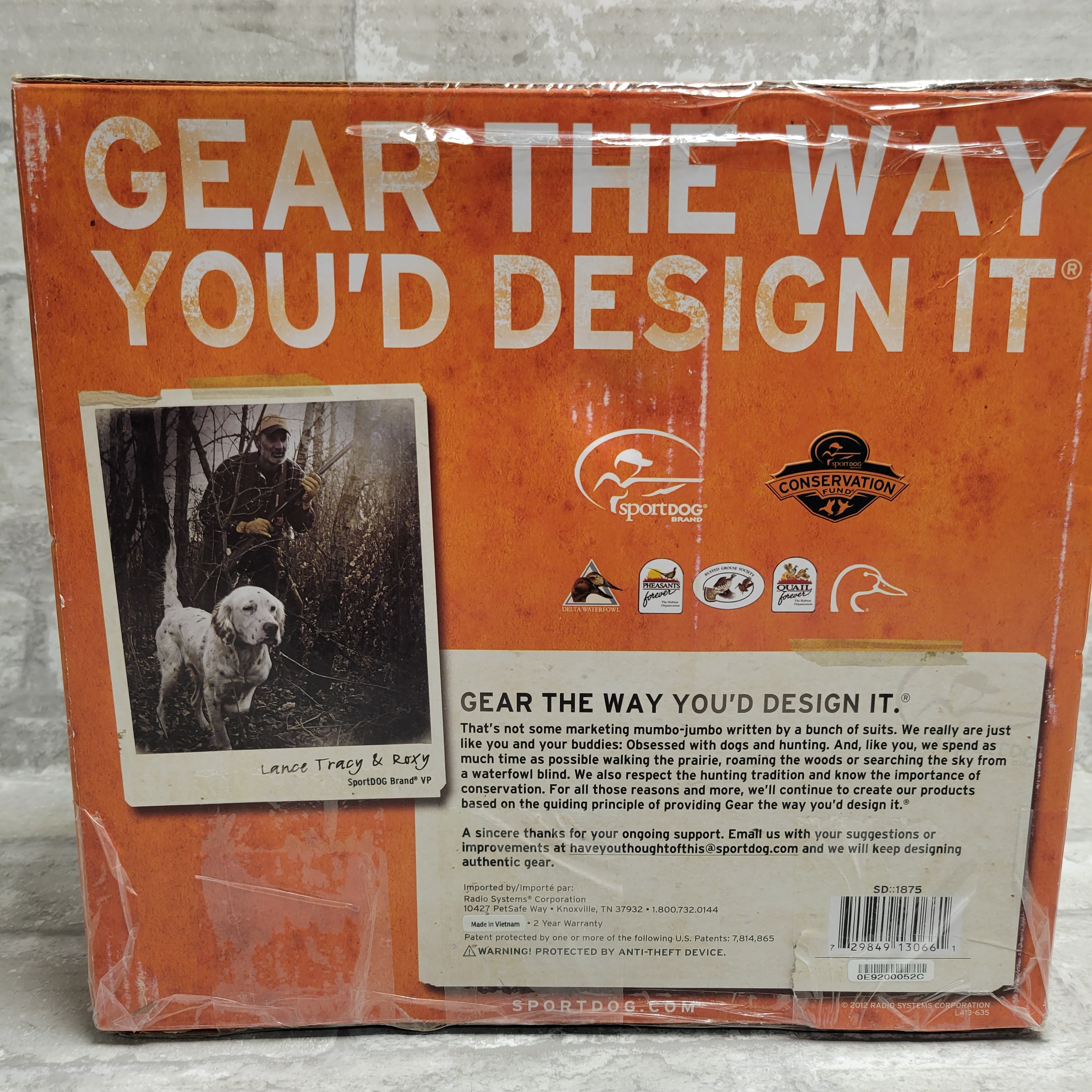 Sport DOG SD-1875 Upland Hunter Dog Remote Training Collar w/ Beeper (8041336930542)